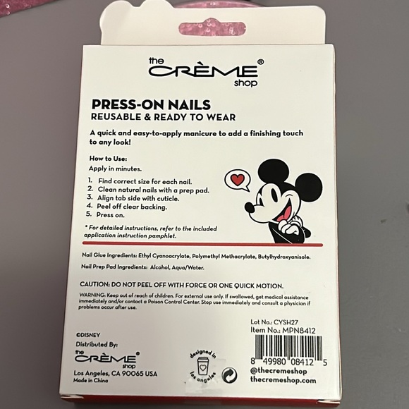 The Crème Shop Mickey Mouse Press on Nails - Picture 2 of 2